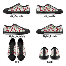 Cherry Kid's Low Top Canvas Shoes