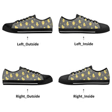 Chicken Women's Low Top Canvas Shoes