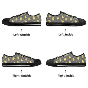 Chicken Women's Low Top Canvas Shoes