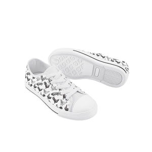 Chicken Kid's Low Top Canvas Shoes