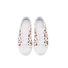 Cherry Kid's Low Top Canvas Shoes
