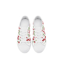 Cherry Kid's Low Top Canvas Shoes