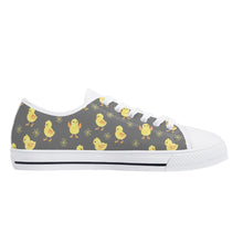 Chicken Women's Low Top Canvas Shoes