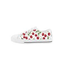 Cherry Kid's Low Top Canvas Shoes