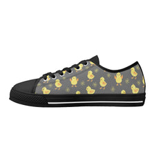 Chicken Women's Low Top Canvas Shoes