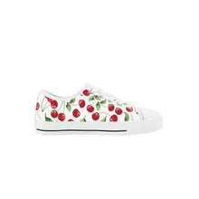 Cherry Kid's Low Top Canvas Shoes