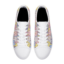 Cat Women's Low Top Canvas Shoes