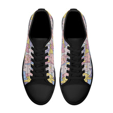 Cat Women's Low Top Canvas Shoes