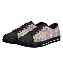 Cat Women's Low Top Canvas Shoes