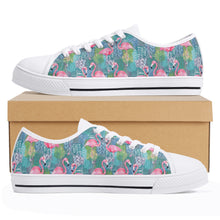 Flamingo Women's Low Top Canvas Shoes