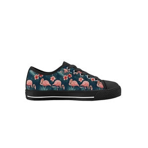 Flamingo Kid's Low Top Canvas Shoes