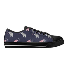 Elephant Women's Low Top Canvas Shoes