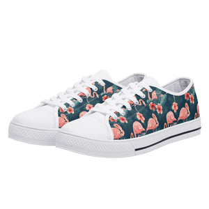 Flamingo Women's Low Top Canvas Shoes