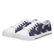 Elephant Women's Low Top Canvas Shoes