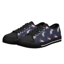 Elephant Women's Low Top Canvas Shoes