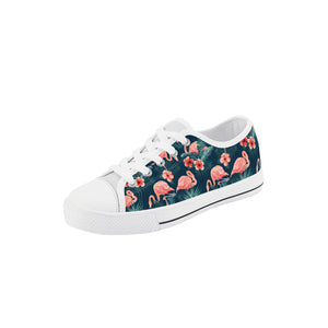 Flamingo Kid's Low Top Canvas Shoes