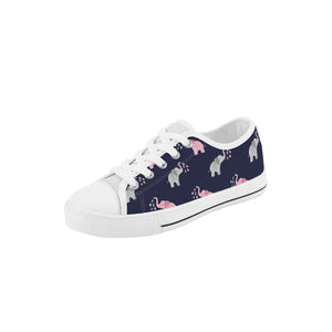 Elephant Kid's Low Top Canvas Shoes