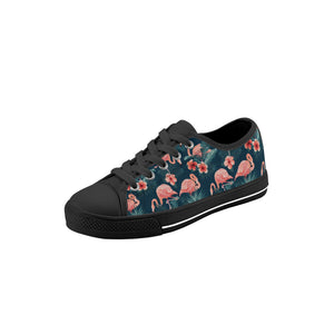 Flamingo Kid's Low Top Canvas Shoes