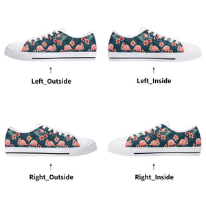 Flamingo Women's Low Top Canvas Shoes