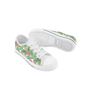 Flamingo Kid's Low Top Canvas Shoes