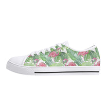 Flamingo Women's Low Top Canvas Shoes