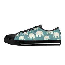 Elephant Women's Low Top Canvas Shoes