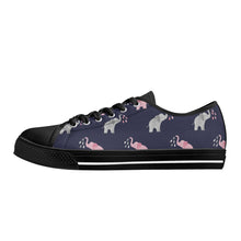 Elephant Women's Low Top Canvas Shoes