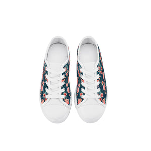 Flamingo Kid's Low Top Canvas Shoes