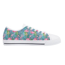 Flamingo Women's Low Top Canvas Shoes