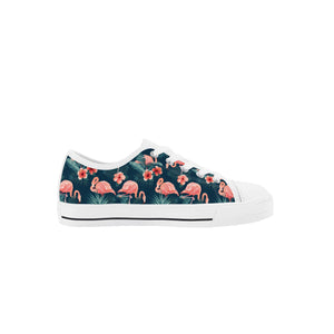 Flamingo Kid's Low Top Canvas Shoes