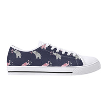 Elephant Women's Low Top Canvas Shoes