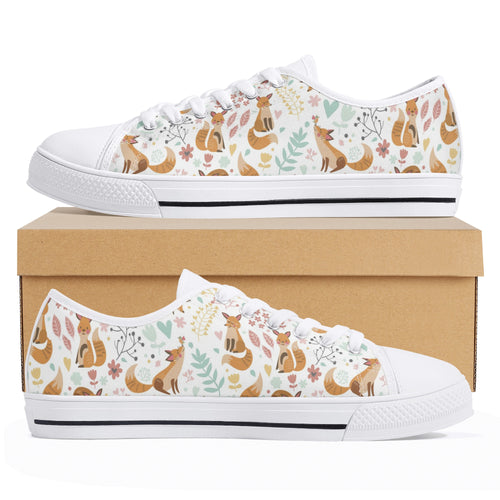 Fox Women's Low Top Canvas Shoes