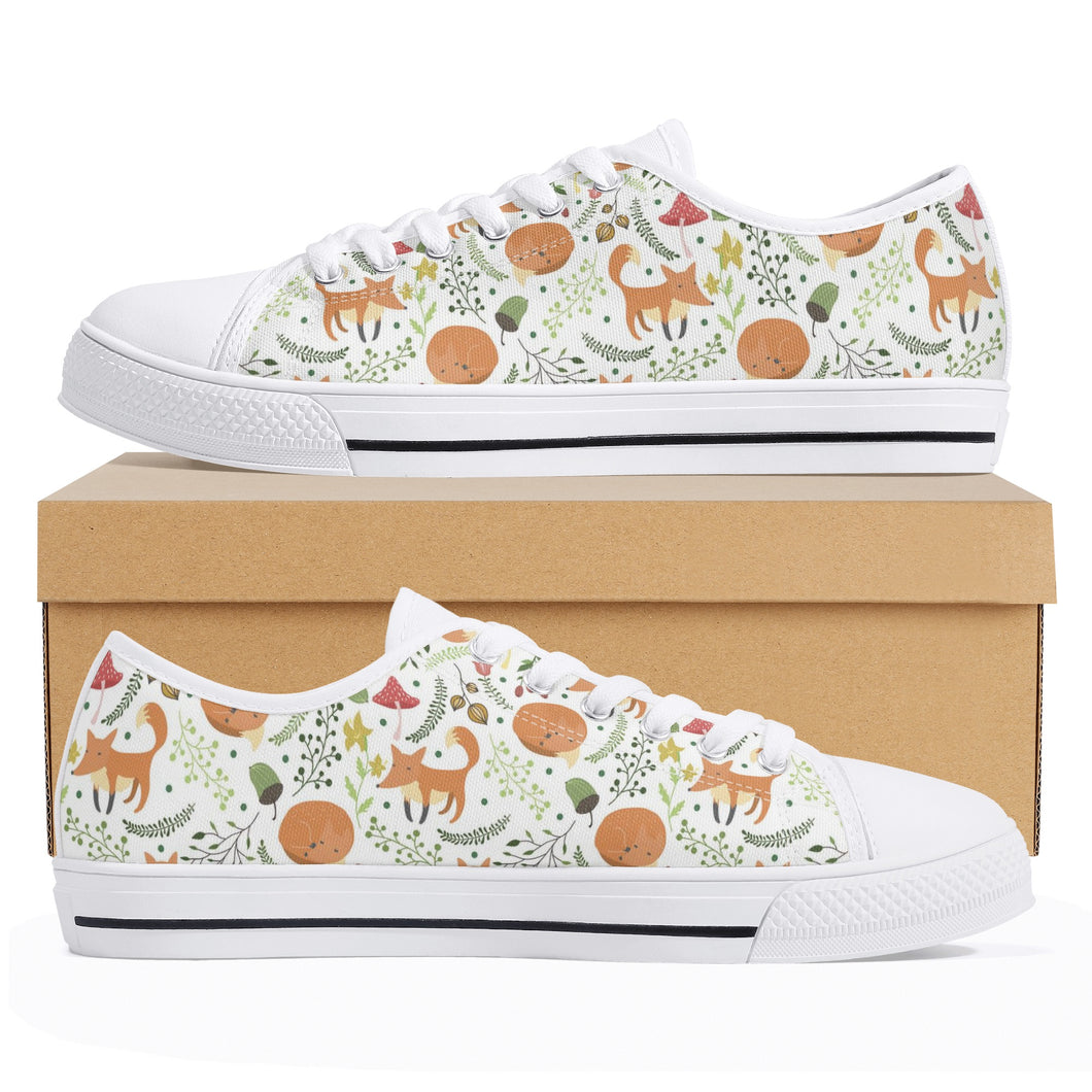 Fox Women's Low Top Canvas Shoes