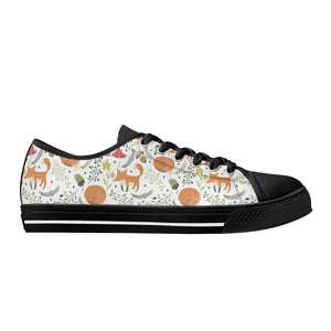 Fox Women's Low Top Canvas Shoes