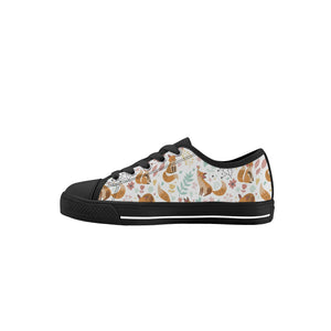 Fox Kid's Low Top Canvas Shoes