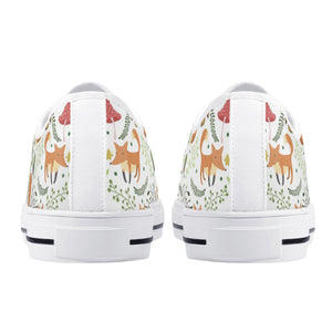 Fox Women's Low Top Canvas Shoes