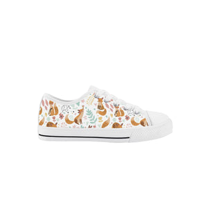 Fox Kid's Low Top Canvas Shoes