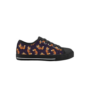 Fox Kid's Low Top Canvas Shoes