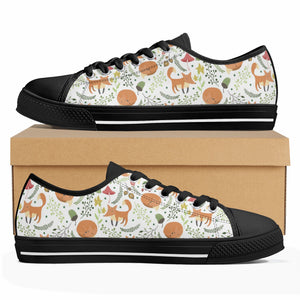 Fox Women's Low Top Canvas Shoes