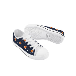 Fox Kid's Low Top Canvas Shoes