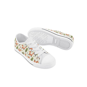 Fox Kid's Low Top Canvas Shoes