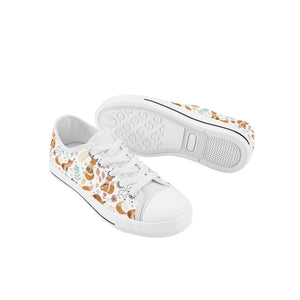 Fox Kid's Low Top Canvas Shoes