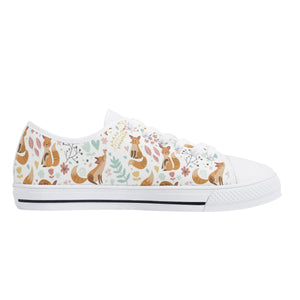 Fox Women's Low Top Canvas Shoes