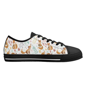 Fox Women's Low Top Canvas Shoes