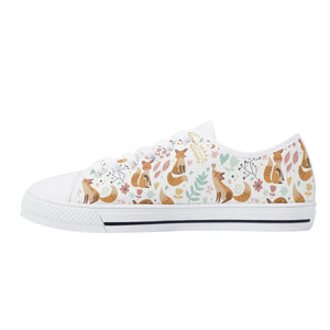 Fox Women's Low Top Canvas Shoes