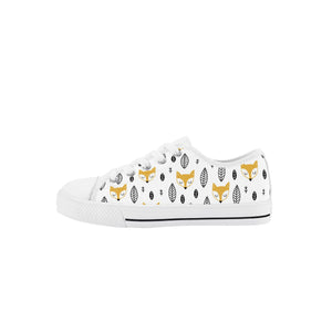 Fox Kid's Low Top Canvas Shoes