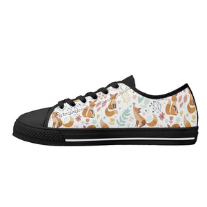 Fox Women's Low Top Canvas Shoes