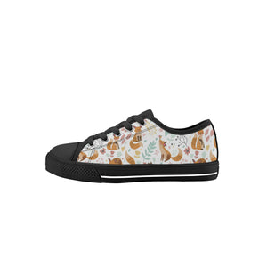 Fox Kid's Low Top Canvas Shoes