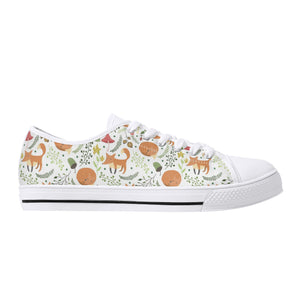 Fox Women's Low Top Canvas Shoes