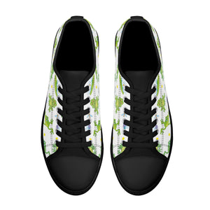 Frog Women's Low Top Canvas Shoes